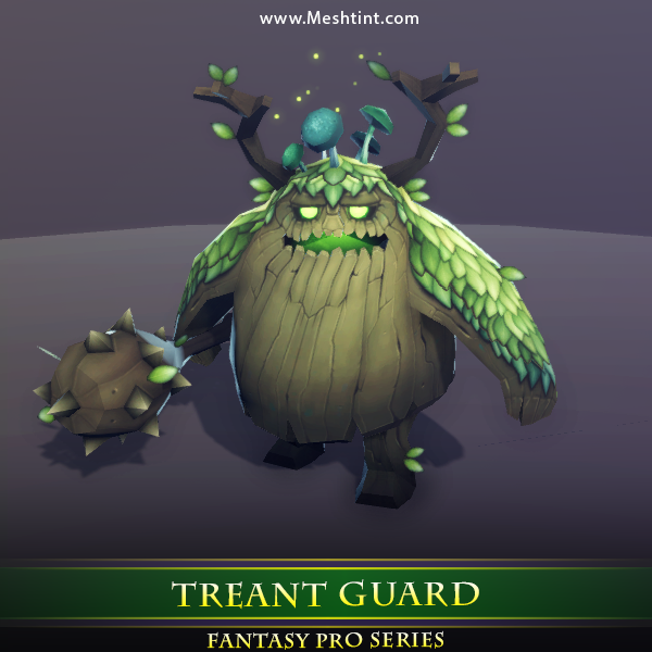 Treant Guard 1.4 Mesh Tint Shop3DSA Unity3D Game Low Poly Download 3D Model