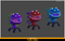 Polygonal Creatures Pack 2 Mesh Tint Shop3DSA Unity3D Game Low Poly Download 3D Model