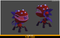 Polygonal Creatures Pack 2 Mesh Tint Shop3DSA Unity3D Game Low Poly Download 3D Model