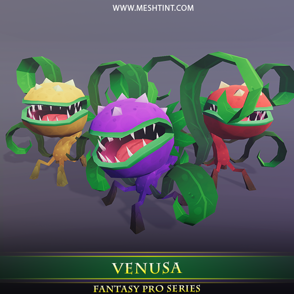 Venusa 1.1 Mesh Tint Shop3DSA Unity3D Game Low Poly Download 3D Model