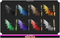 Wings Pack Cute Meshtint 3d model modular character unity low poly game fantasy hero customize bird