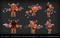 Animal Warriors Pack Mesh Tint Shop3DSA Unity3D Game Low Poly Download 3D Model