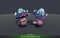 Evil Mushroom 1.4 Mesh Tint Shop3DSA Unity3D Game Low Poly Download 3D Model