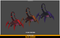 Polygonal Aliens Pack Mesh Tint Shop3DSA Unity3D Game Low Poly Download 3D Model