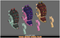 Toon Queen Worm Pack 1.1 Mesh Tint Shop3DSA Unity3D Game Low Poly Download 3D Model