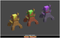 Toon Enemies Pack 2 1.1 Mesh Tint Shop3DSA Unity3D Game Low Poly Download 3D Model