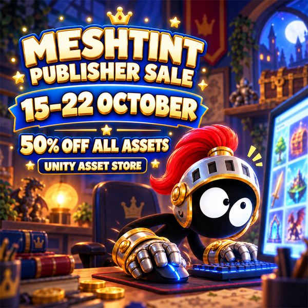 Meshtint Publisher Sale: 50% Off All Assets, 15–22 October!