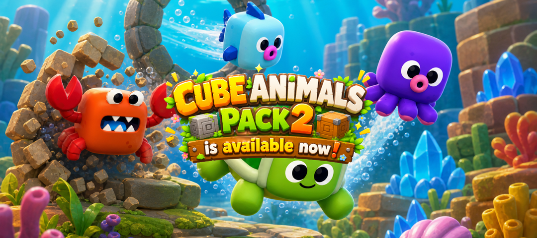 Cube Animals Pack 2 Cute Series Is Now Live