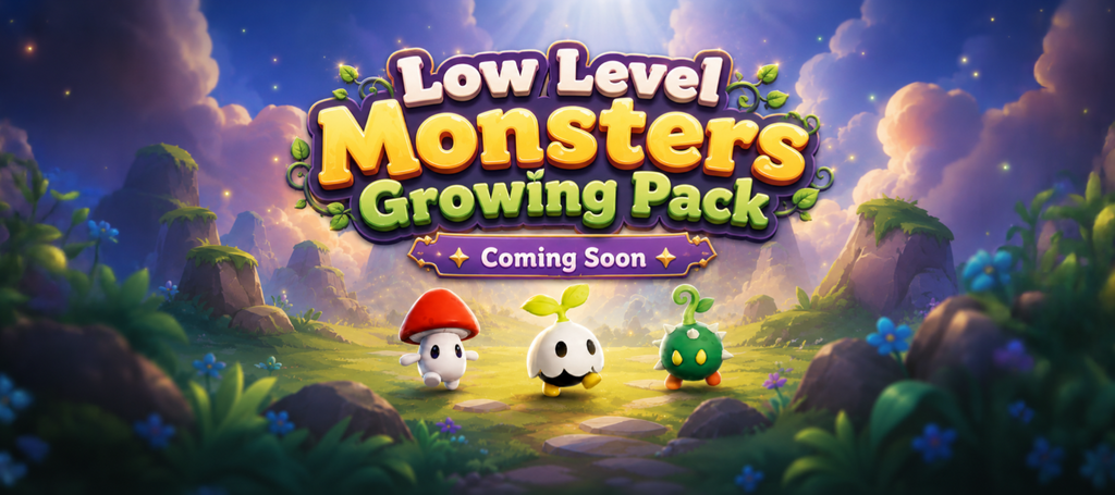 Low Level Monsters Growing Pack Cute Series Coming Soon