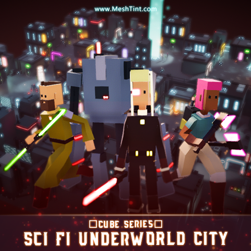 New! CUBE Series - Customizable Characters + Environment!