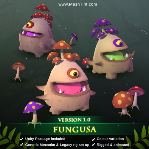 New Fantasy Series Monster: Fungasa and her minions