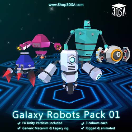 Galaxy Robots Pack 01