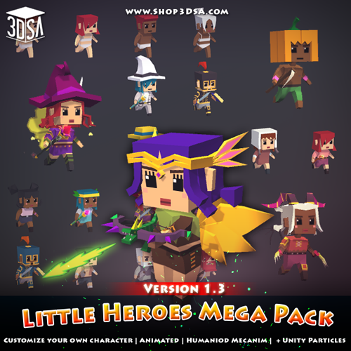 Update: Little Heroes Mega Pack version 1.3