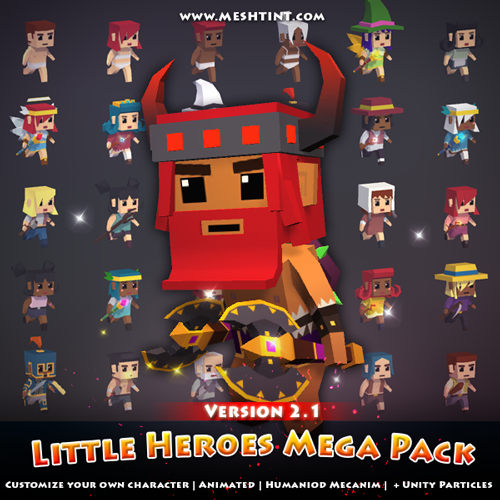 New Updates! Little Heroes Mega Pack