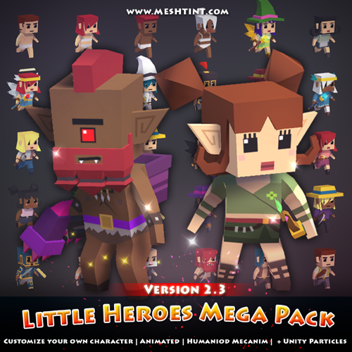 See what's new in Little Heroes Mega Pack v2.3