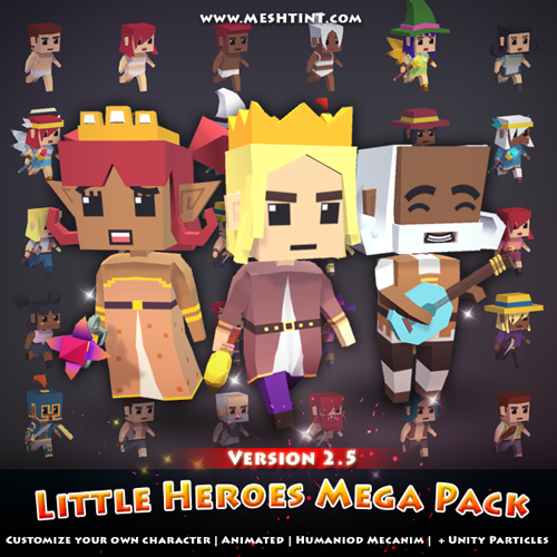Little Heroes Mega Pack version 2.5 release notes