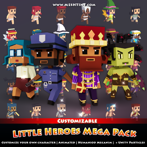 Huge pack Little Heroes Mega Pack price down!
