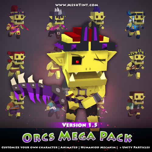 Orcs Mega Pack 1.5 File size reduced