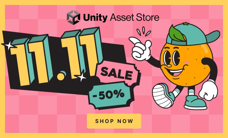 Unity’s 11.11 Sale 2022!