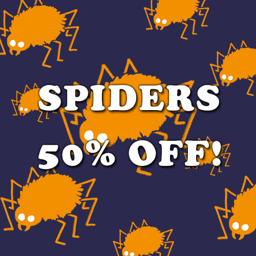 Happy Halloween! 50% discount