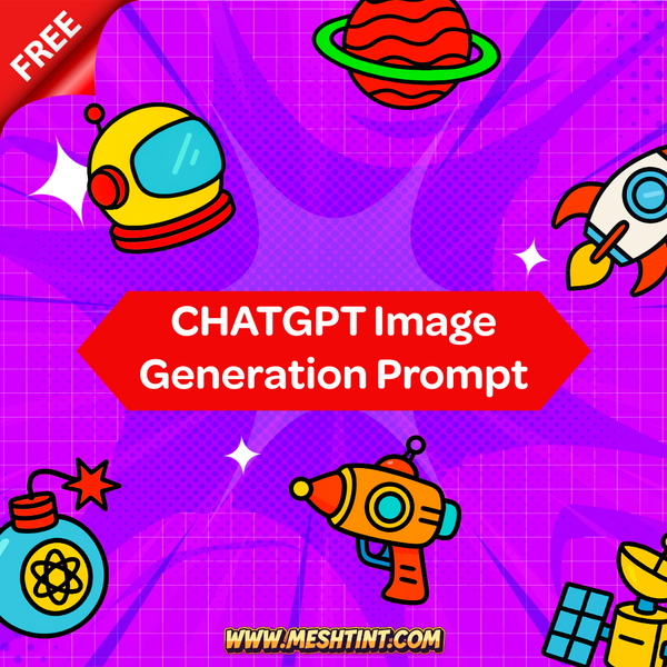🎨 Free Prompt – Bold Cartoon Sticker Style!