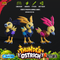 Thunder Ostrich Evolution Meshtint 3d model unity low poly game fantasy creature monster bird