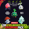 Low Level Monsters Growing Pack Meshtint 3d model unity low poly game fantasy creature insect bug