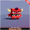 Meshtint Free Boximon Fiery Mega Toon Series 1.1 Mesh Tint Shop3DSA Unity3D Game Low Poly Download 3D Model