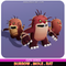 Burrow Mole Rat Cute Meshtint 3d model unity low poly game fantasy creature evolution evolve Pokemon