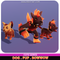 Dog Pup Bowwow Evolution Cute Meshtint 3d model unity low poly game fantasy creature evolve Pokemon