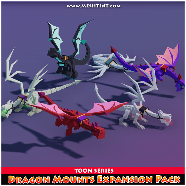 Dragon Mounts Expansion Pack Toon Series 1.1