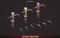 Fantasy Heroes Pack 01 1.4 Mesh Tint Shop3DSA Unity3D Game Low Poly Download 3D Model