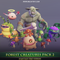 Forest Creatures Pack 02 Mesh Tint Shop3DSA Unity3D Game Low Poly Download 3D Model