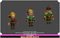 Cute Male Archer Modular Meshtint 3d model character unity low poly game fantasy hero elf elves