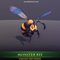 Monster Bee 1.4 Mesh Tint Shop3DSA Unity3D Game Low Poly Download 3D Model