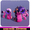 Queen Worm Earthworm Meshtint 3d model unity low poly game fantasy creature monster evolution