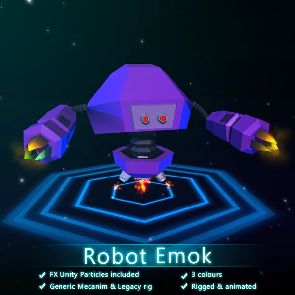Robot Emok Polygonal Galaxy Series