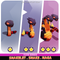 Snakelet Snake Naga Evolution Cute Hydra Meshtint 3d model unity low poly game fantasy monster