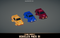 CUBE - Vehicles Pack 01 Mesh Tint Shop3DSA Unity3D Game Low Poly Download 3D Model