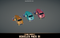 CUBE - Vehicles Pack 01 Mesh Tint Shop3DSA Unity3D Game Low Poly Download 3D Model