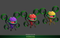 Forest Creatures Pack 02 Mesh Tint Shop3DSA Unity3D Game Low Poly Download 3D Model