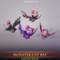 Monster Cat Bat Mesh Tint Shop3DSA Unity3D Game Low Poly Download 3D Model