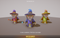 Fantasy Character Pack 01 1.5 Mesh Tint Shop3DSA Unity3D Game Low Poly Download 3D Model